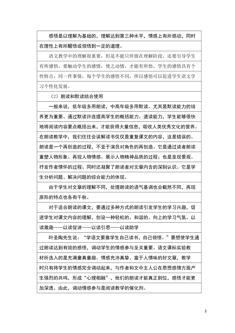 三年级下册语文1-4单元导学案教案_第3页