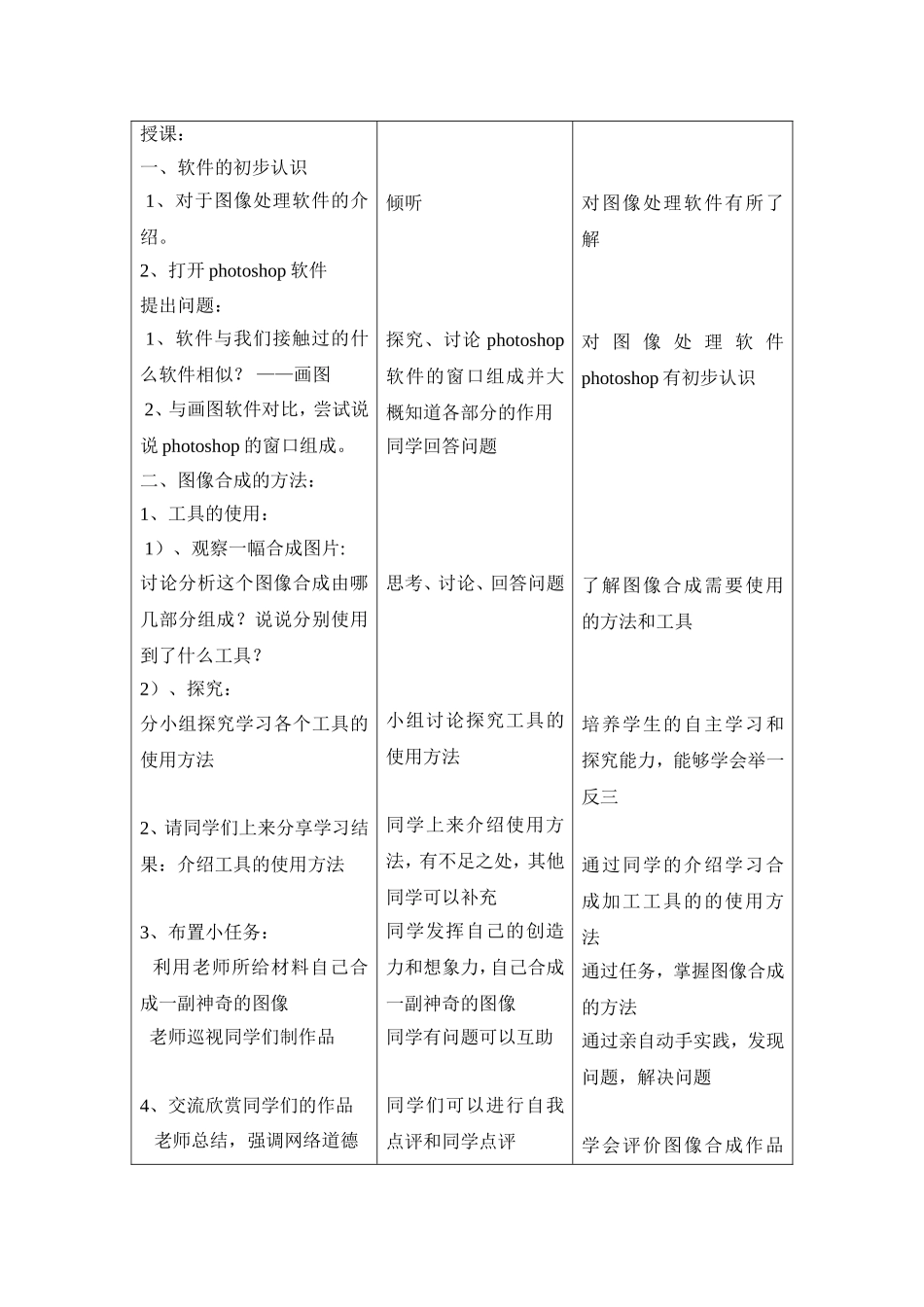 图像的简单合成加工教学设计_第3页