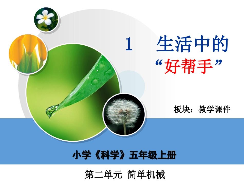 生活中的好帮手教学_第2页