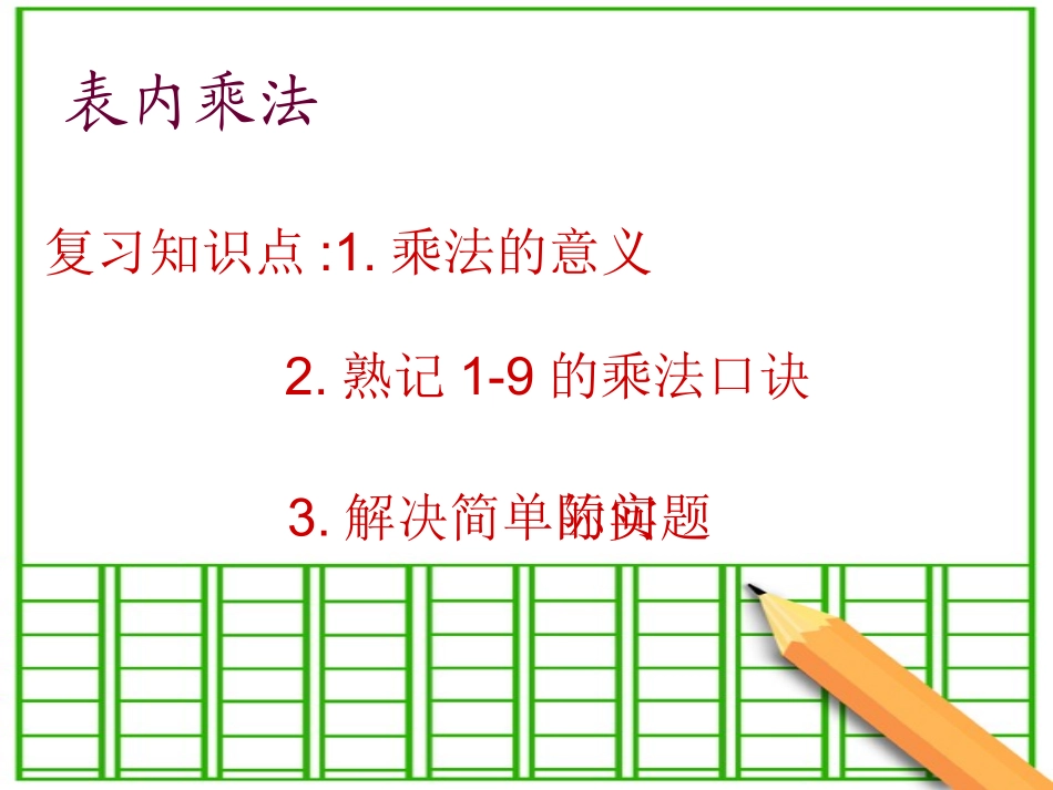 乘法口诀复习课_第2页