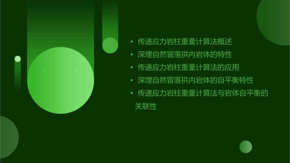 传递应力岩柱重量计算法深埋自然冒落拱内岩体自课件1_第2页