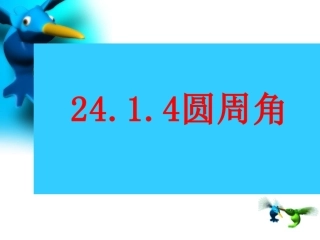 24.1.4圆周角