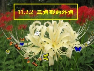 与三角形有关的角外角