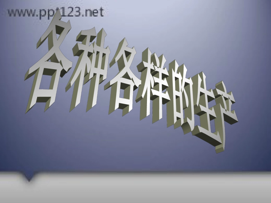 各种各样的生产_第1页