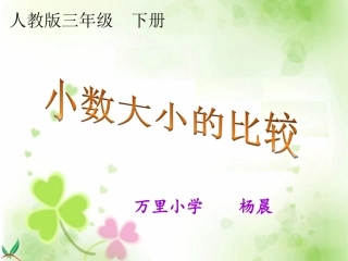 小数大小的比较（完整）