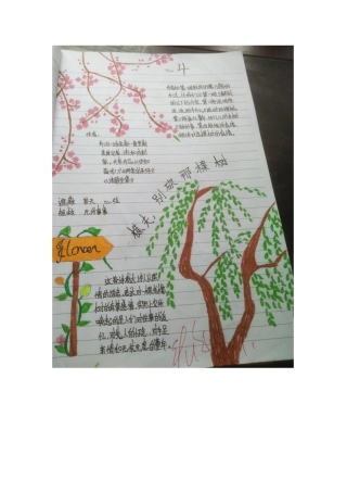 4、樵夫-别砍那棵树(学生预习笔记)