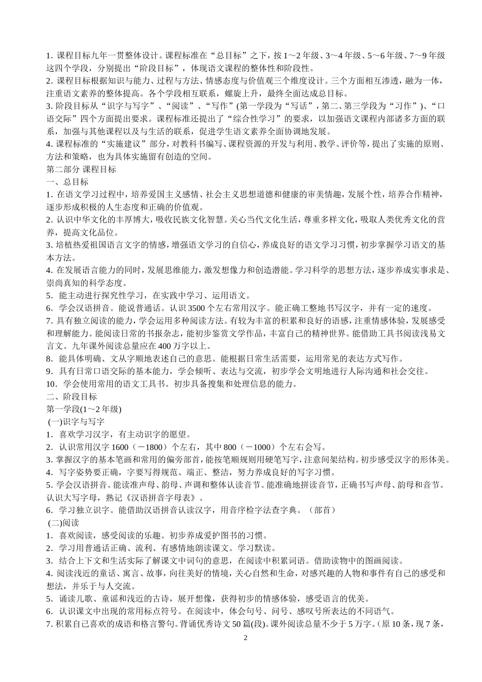 小学语文课标_第2页