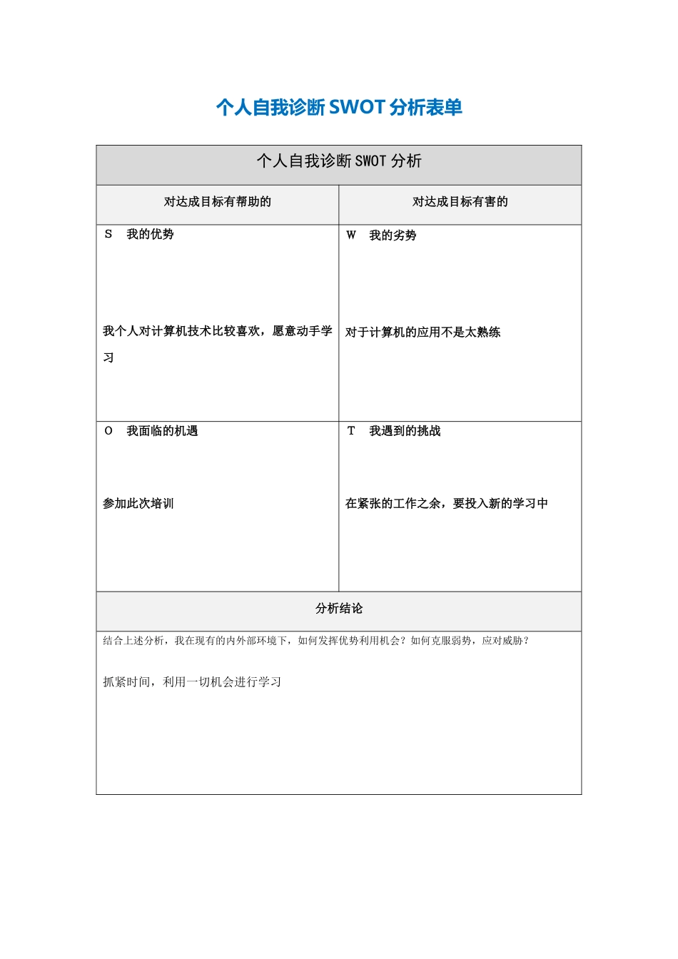 认清自己-努力向上_第1页