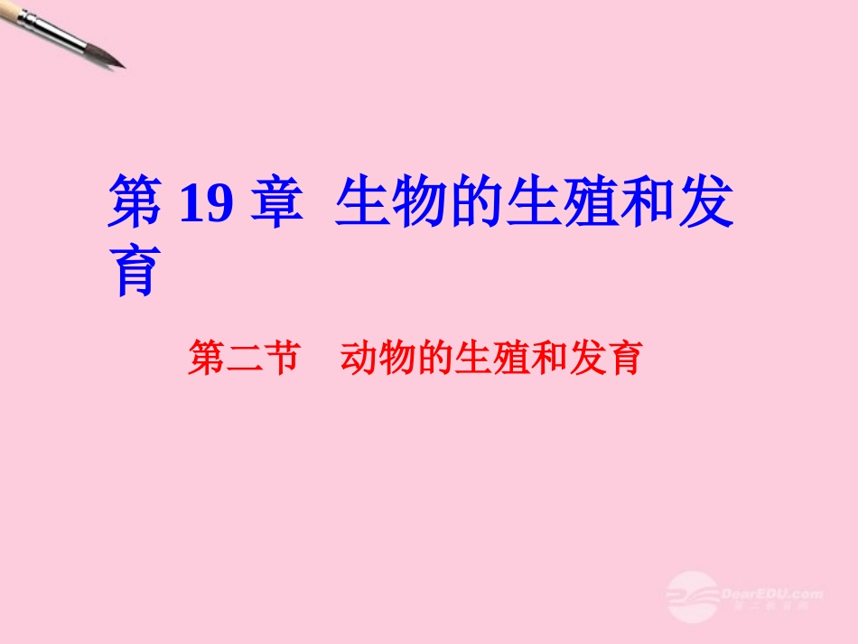 八年级生物上册《动物的生殖和发育》课件2-北师大版_第1页