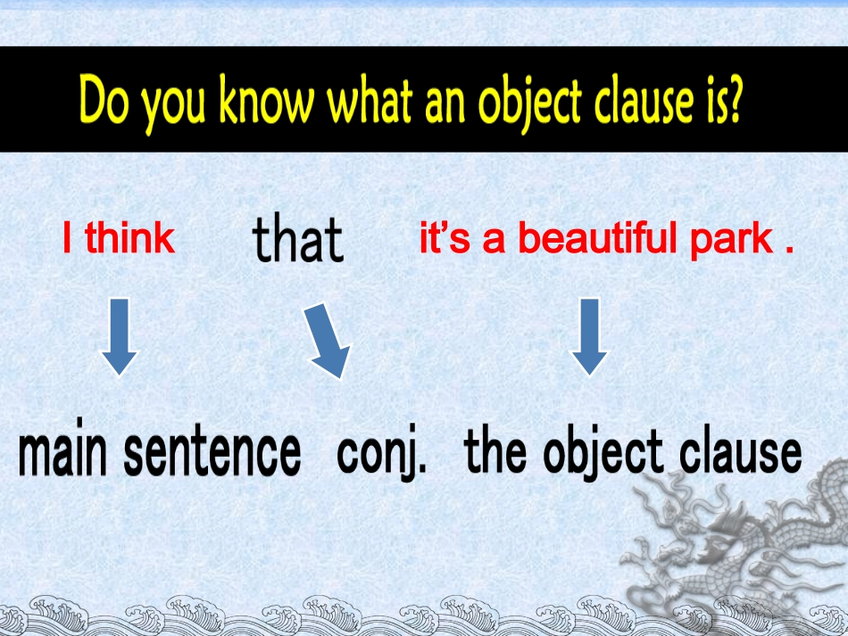 宾语从句讲解_第3页