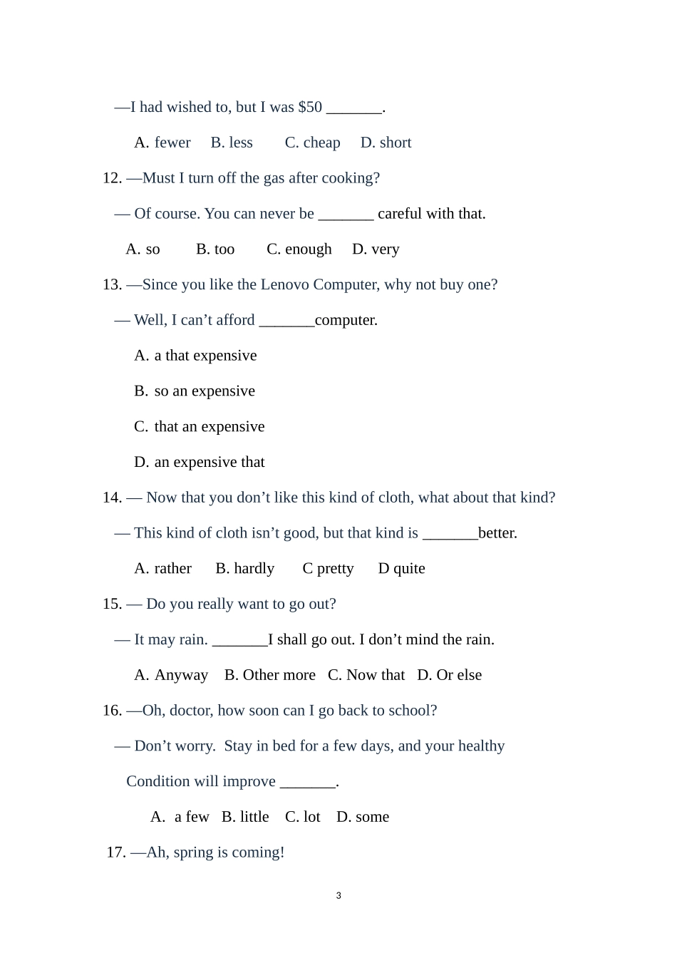 形容词训练--_第3页