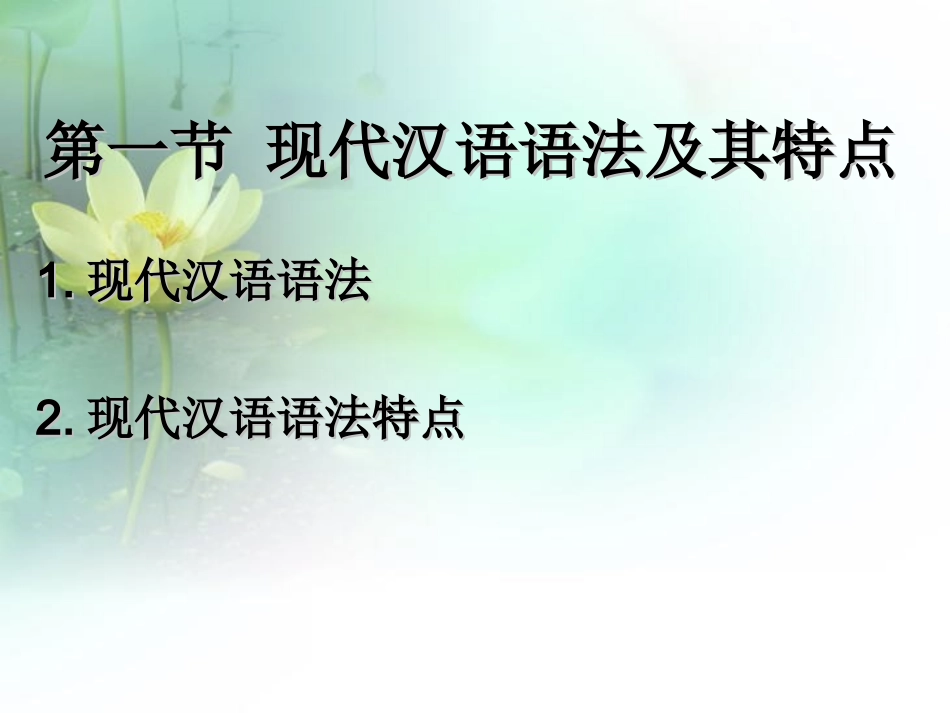 现代汉语语法结构分析（详）_第2页