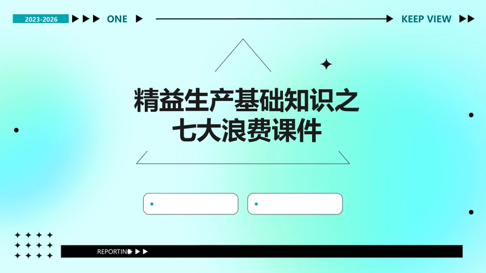 精益生产基础知识之七大浪费课件_第1页