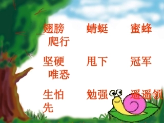 蜗牛的奖杯(讲课课件）