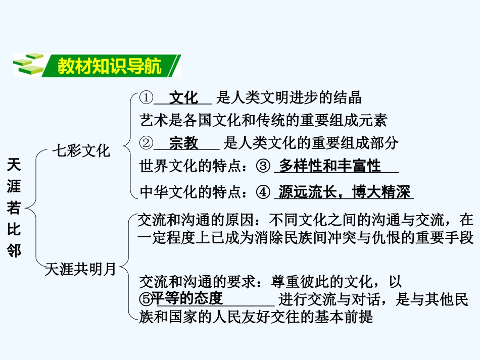 2016年教科版中考政治一轮复习九年级第六单元-漫步地球村课时11_第3页