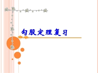 勾股定理复习课件新