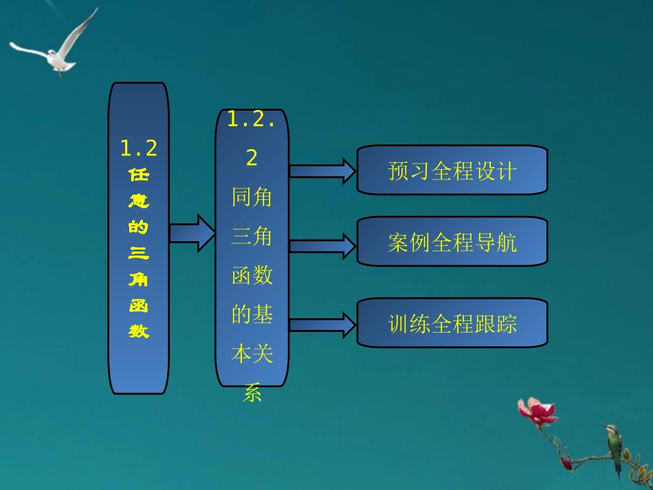 浙江省乐清市白象中学高中数学-1.2同角三角函数的基本关系(第二课时)课件-新人教A版必修4_第1页