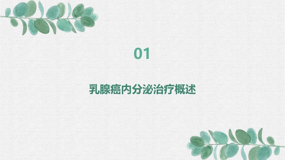 Ⅳ期乳腺癌内分泌治疗护理课件_第3页