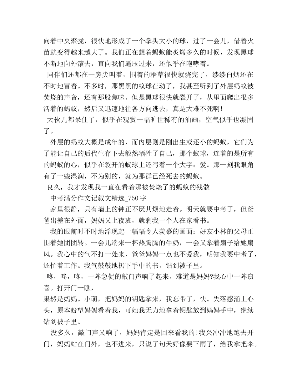 初中作文750字 _第3页