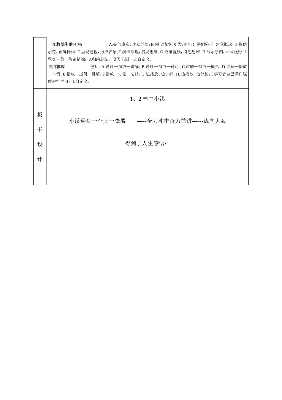 初中语文林中小溪_第2页