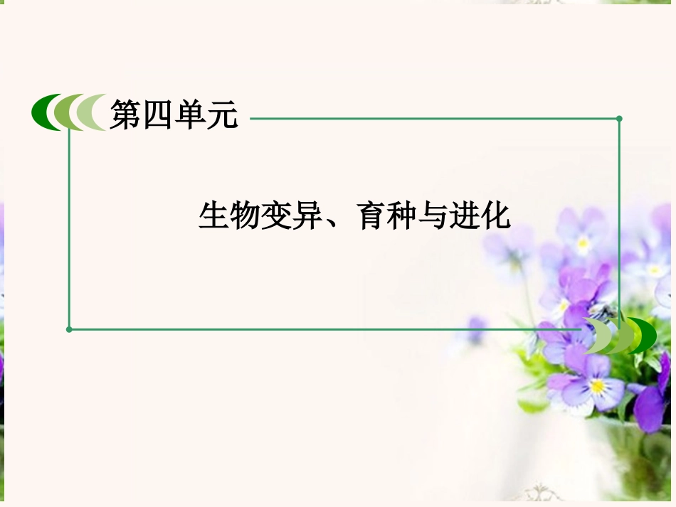 【走向高考】2014版高考生物一轮总复习-4-4从杂交育种到基因工程课件-新人教版必修2_第3页