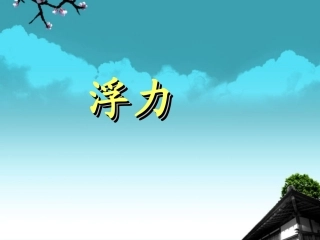 江苏省丹阳市八年级物理《浮力》课件-苏教版