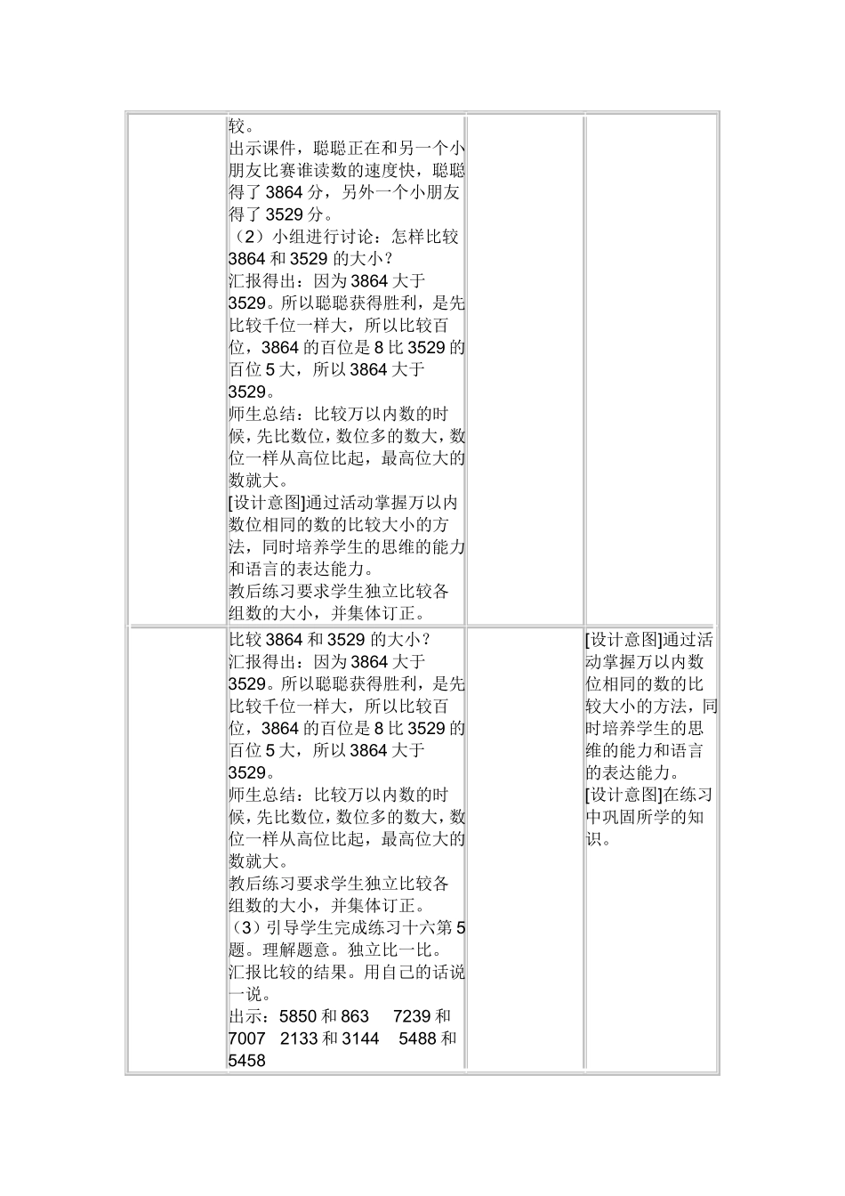 小学数学人教2011课标版二年级10000以内数的大小比较_第3页