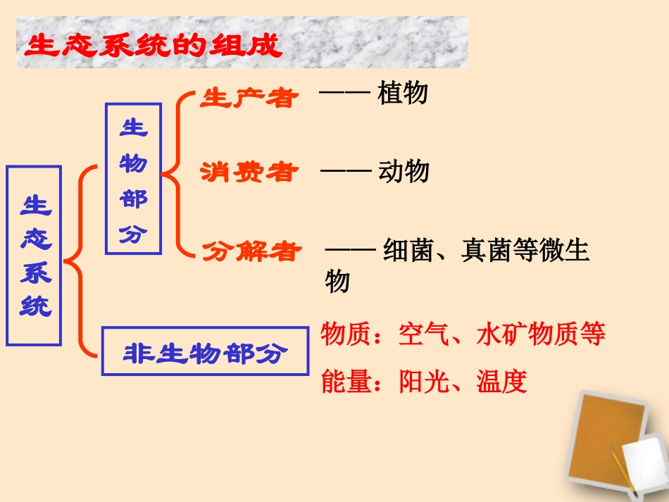 浙江省嵊州市城关中学八年级生物下册-第六单元《生态系统》(第二课时)课件_第3页