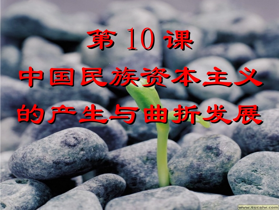 中国民族资本主义的产生和曲折发展(高静)_第3页