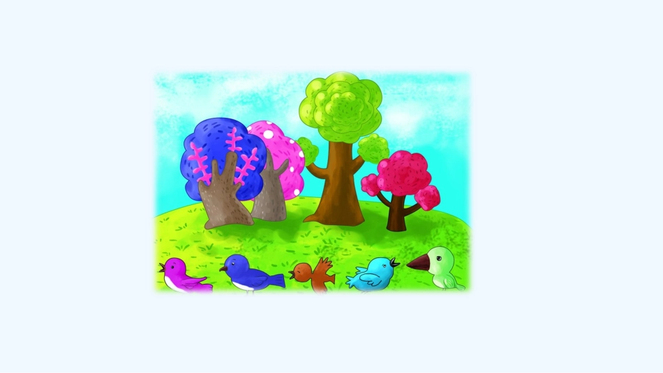 (部编)人教语文2011课标版一年级下册《树和喜鹊》第一课时课件-(2)_第1页