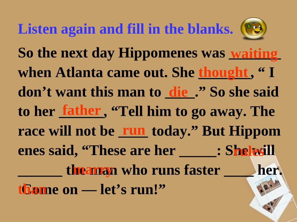 浙江省2013年高中英语-Unit2-Listening-exercise课件-新人教版必修2_第3页