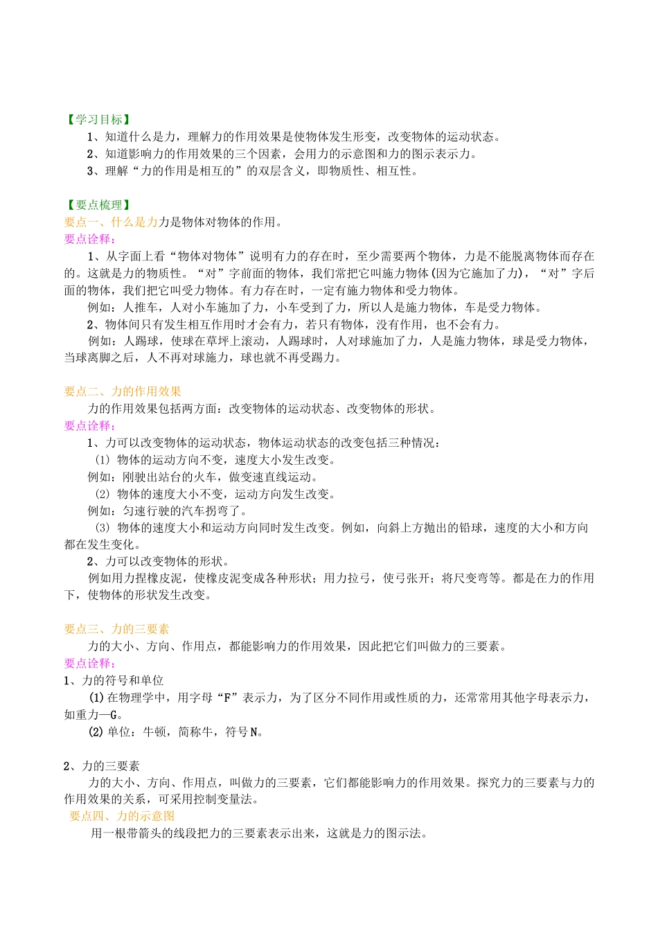 力 知识讲解_第1页