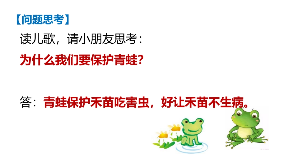 《小青蛙》问题思考_第1页