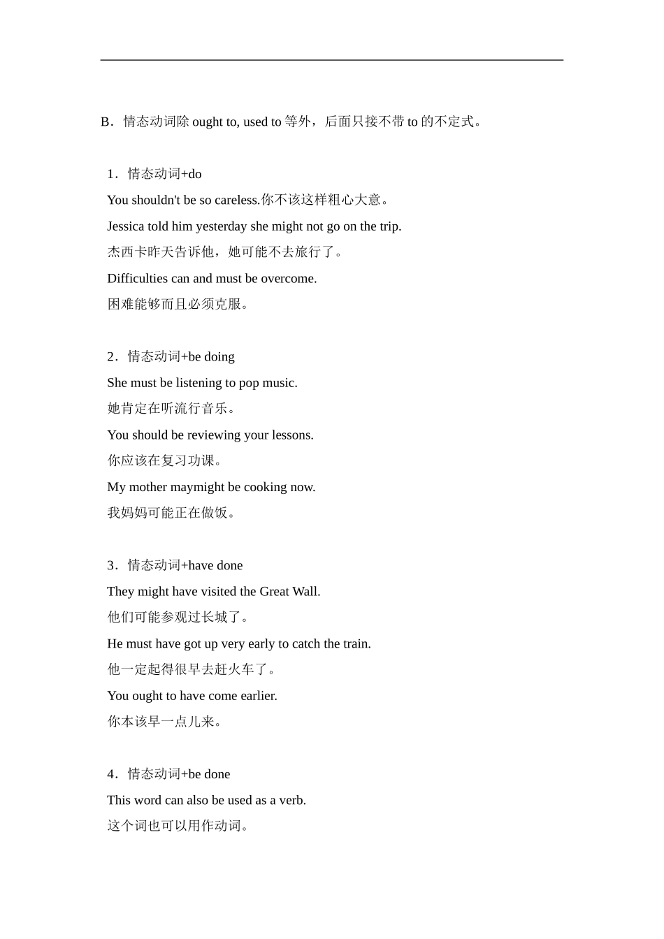 高中英语语法精炼-第四章-情态动词-_第3页