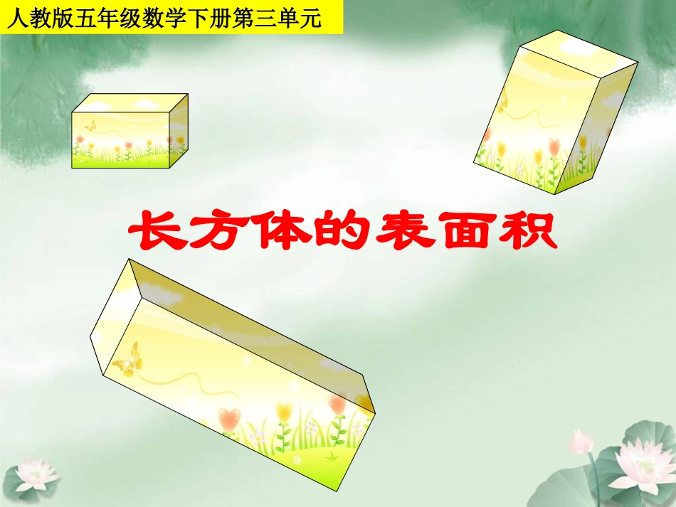 x长方体的表面积_第1页