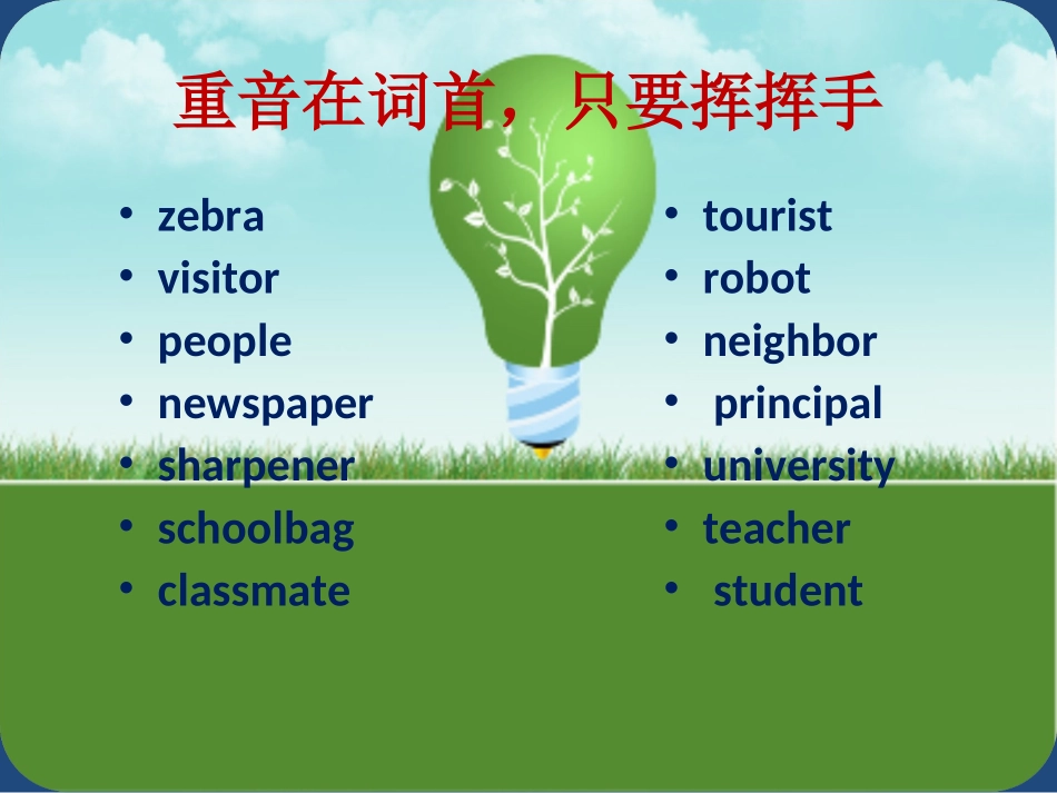 单词重音有绝招，即学即用乐逍遥！_第3页