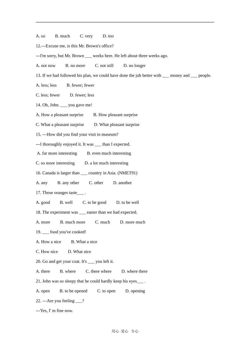 高三英语：Unit1-helping-people-grammar单元测试(牛津上海版3SA)_第2页