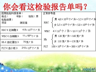 血液的组成和功能