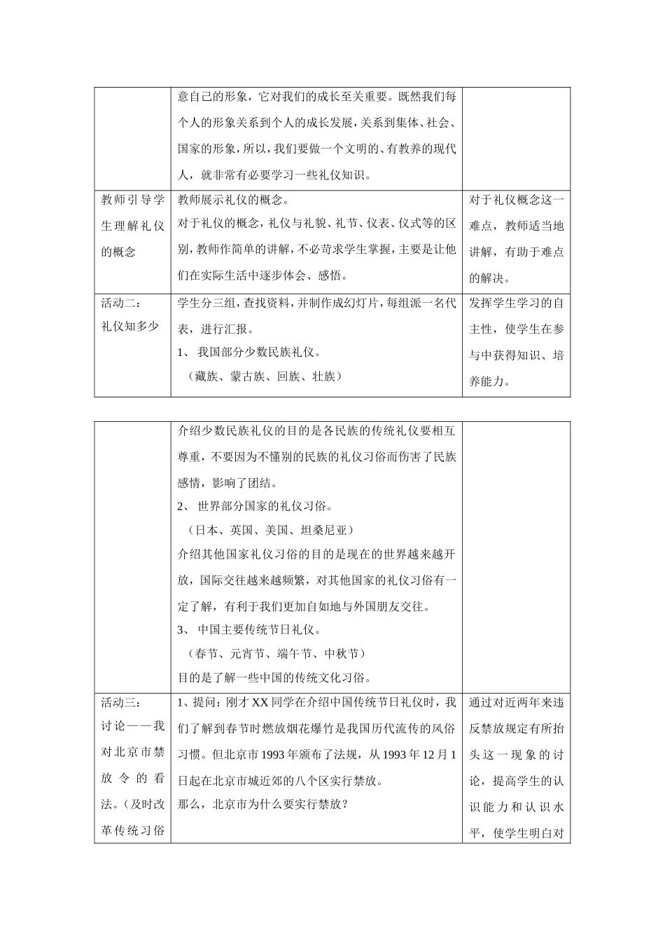 《礼仪展风采》教案示例_第2页