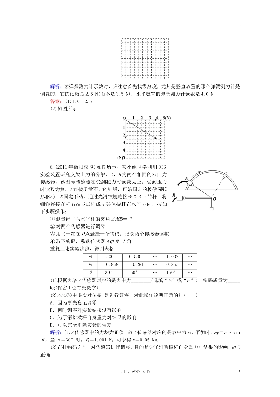 【优化探究】2012高考物理一轮复习-随堂巩固演练2-2_第3页