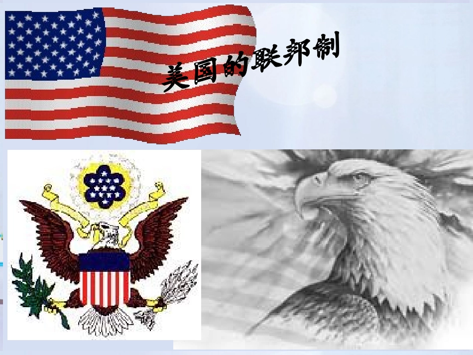浙江省岱山县大衢中学高中政治-国家和国际组织常识-美国的联邦制课件-新人教版选修3_第1页