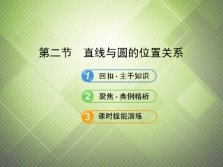 【全程复习方略】广东省2013版高考数学-1.2直线与圆的位置关系课时提能演练-理-新人教A版