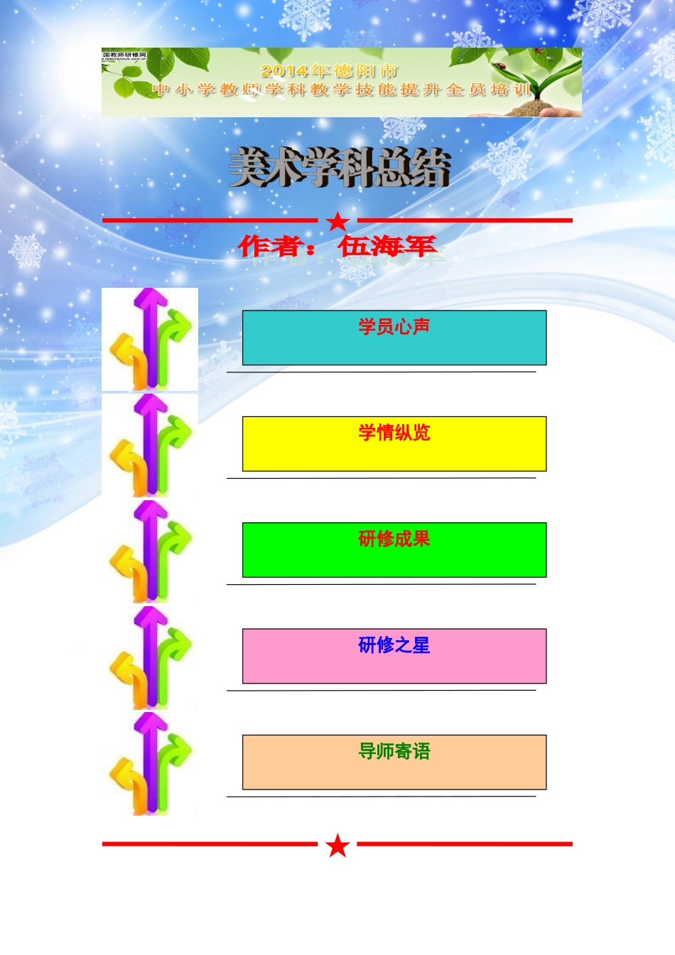 2014美术学科工作总结_第1页