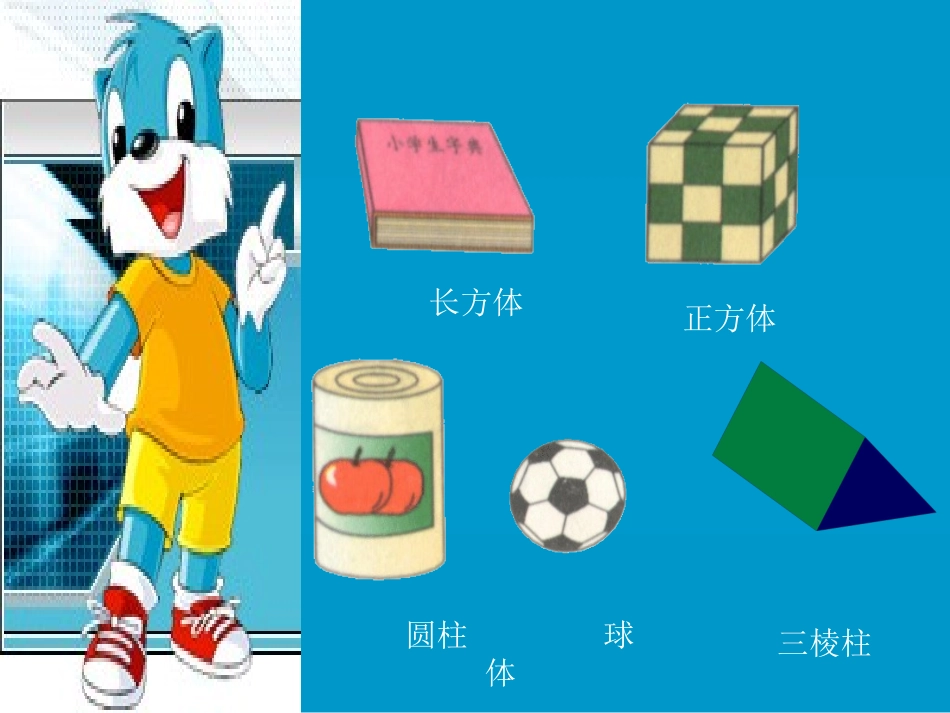 人教版一年级数学上册《认识物体和图形》PPT课件_第3页