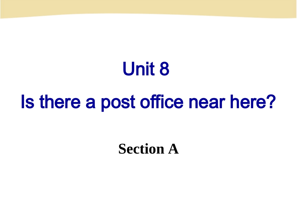 人教版七年级上册unit8课件SectionA_第2页