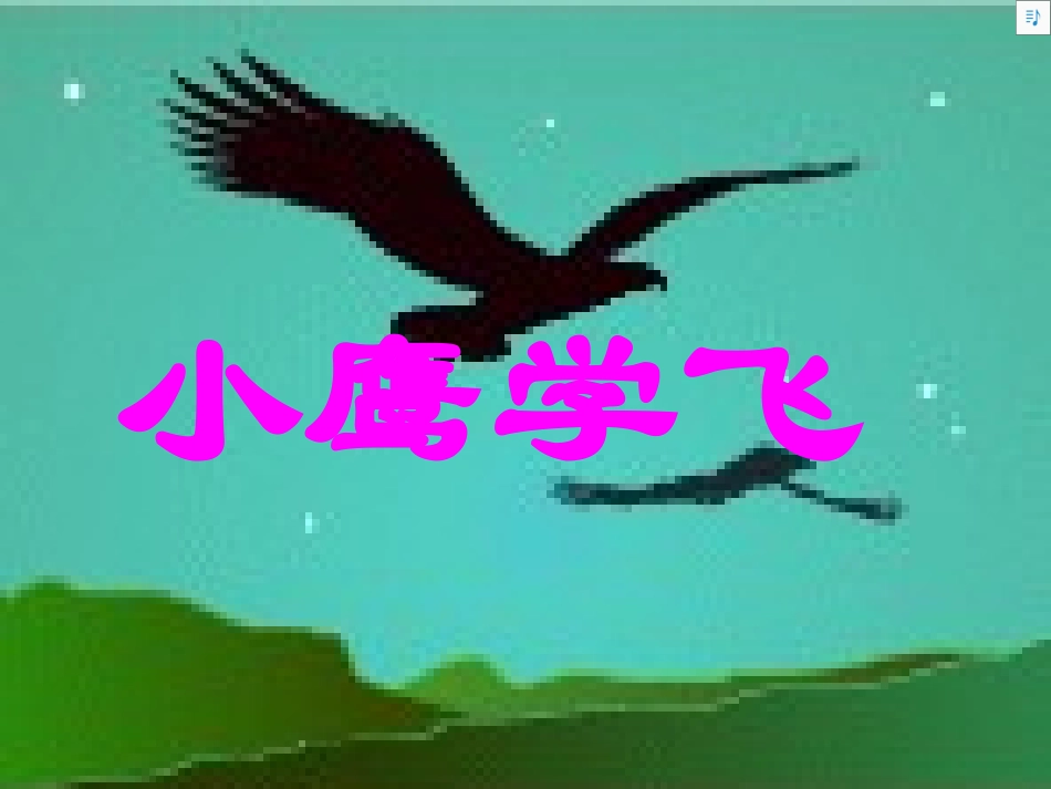 二年级《小鹰学飞》_第1页