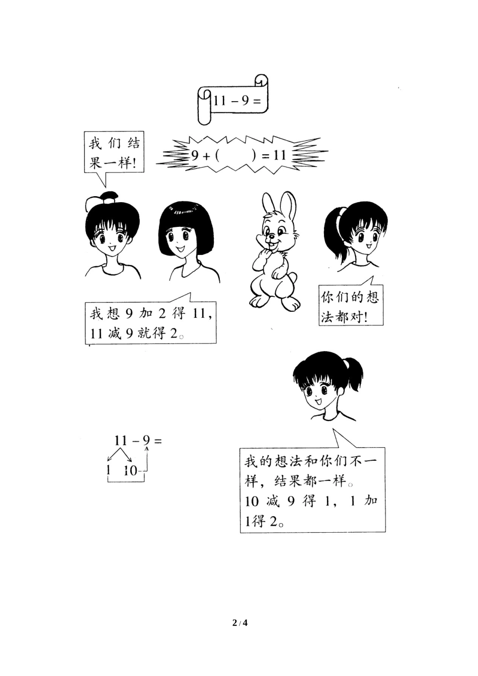 数学方法：图说11减9_第2页