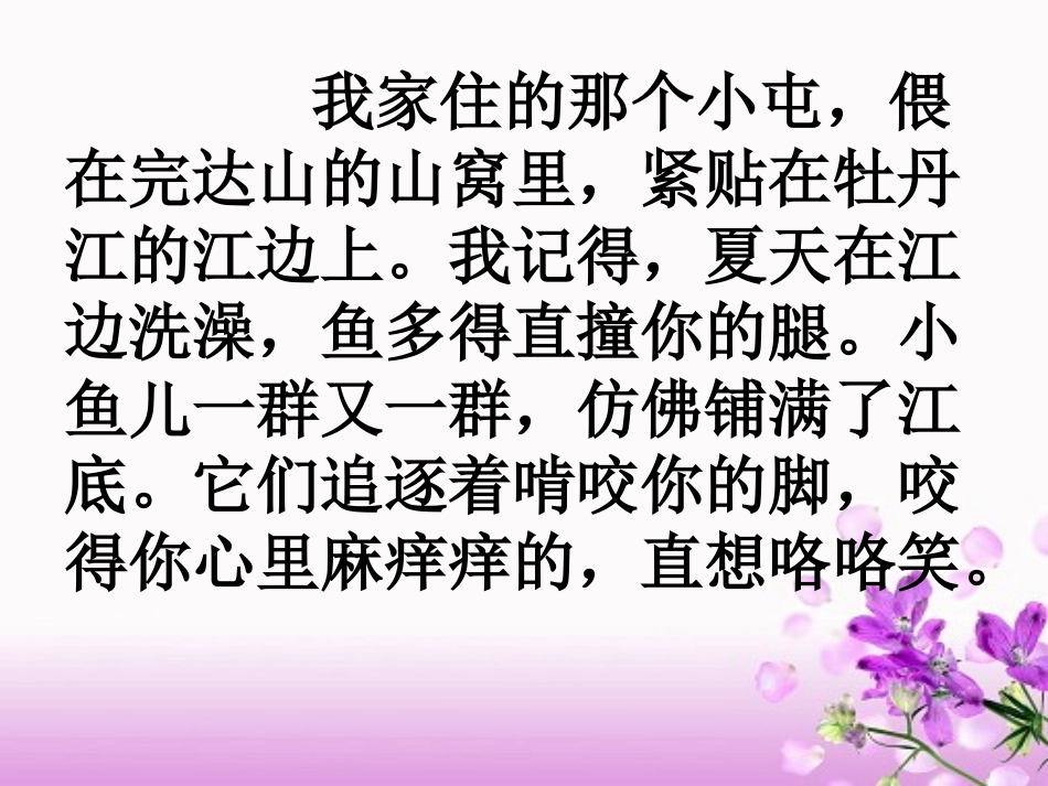 难忘的故乡课件修改_第2页