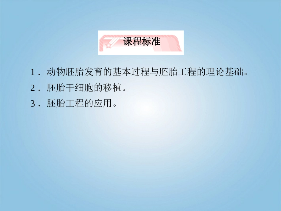 【立体设计】2012高考生物-专题3-胚胎工程知识研习课件-新人教版选修3_第2页