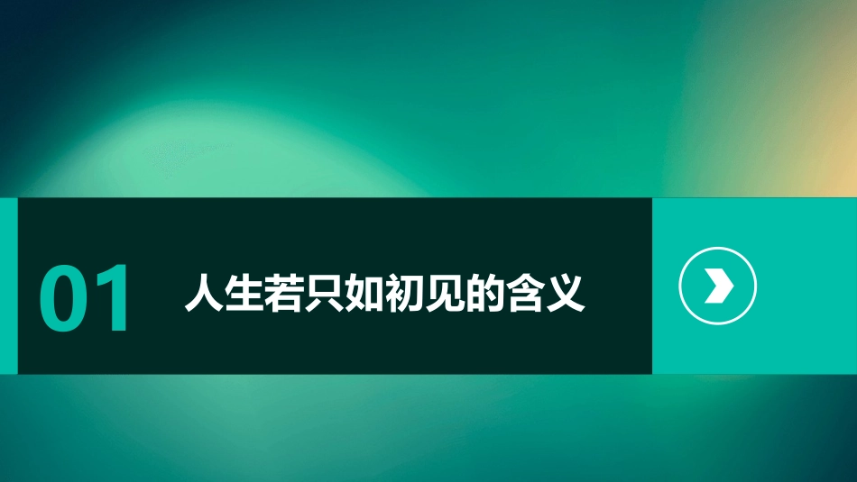 人生若只如初见讲解课件_第3页